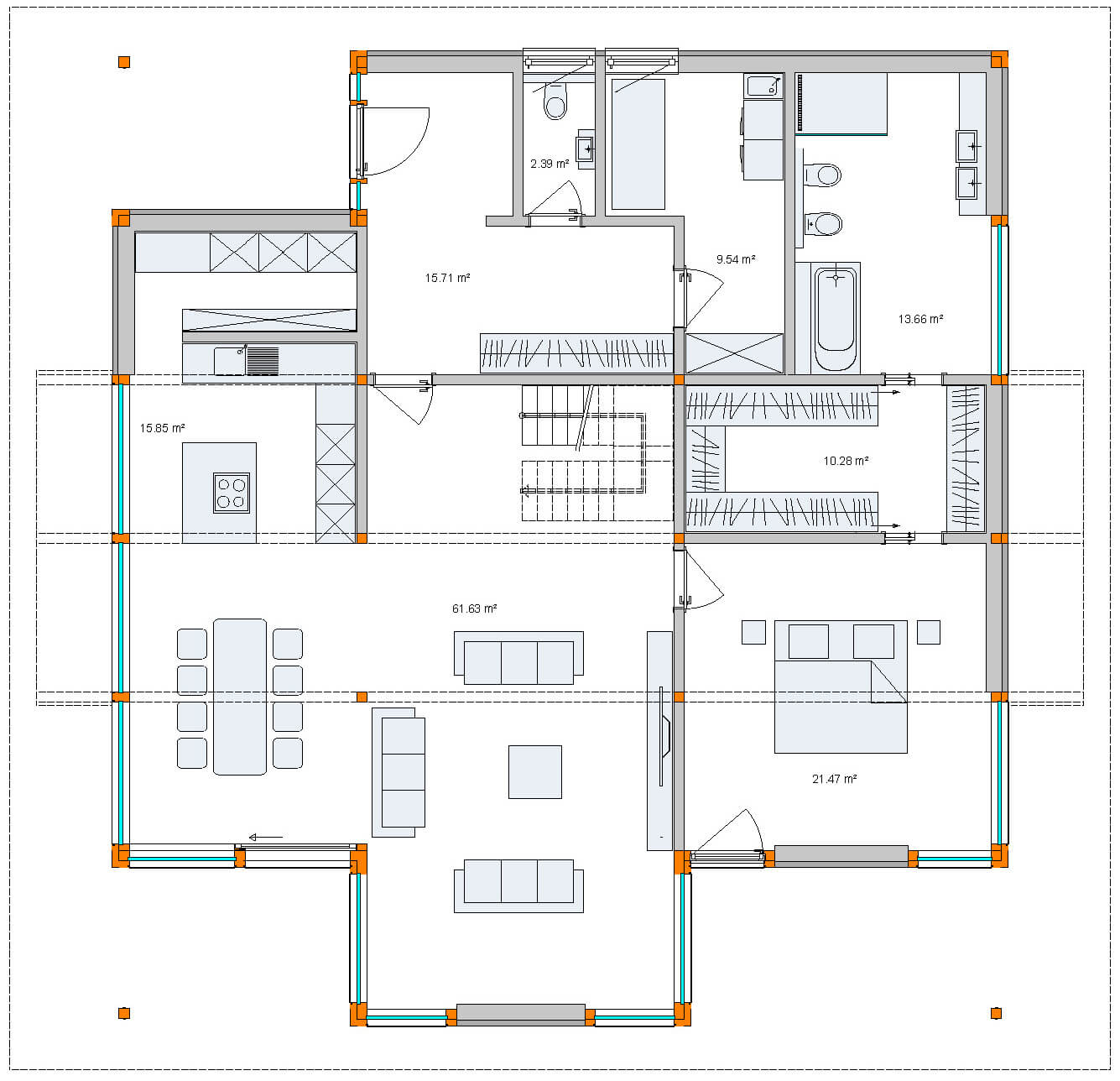 Tloris Ground floor