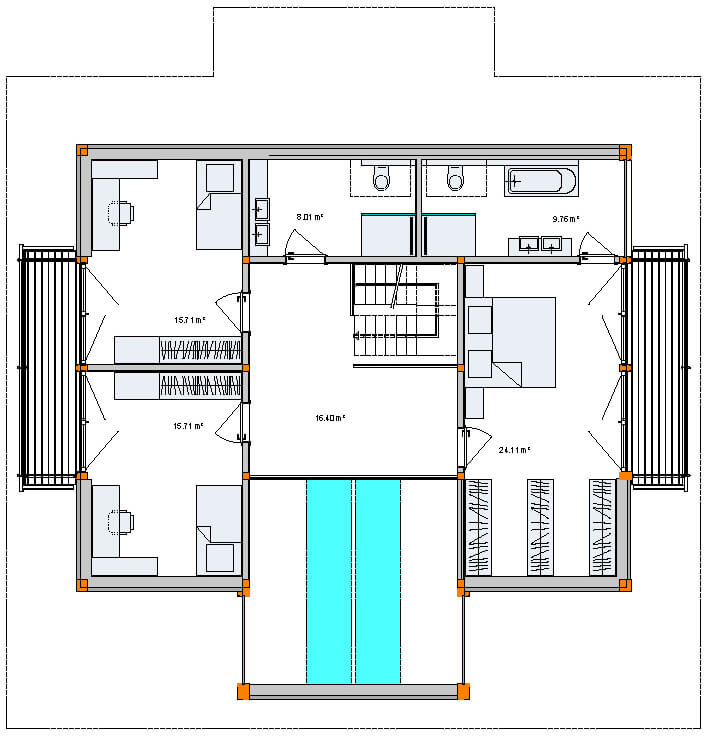Tloris First floor